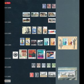 2005, �rsmappe, postpris 249 kr,