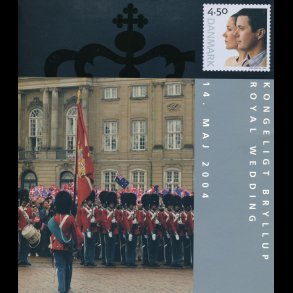 2004, Kongeligt Bryllup 14. Maj 2004, postpris 144.-kr