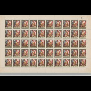 1919, Dannebrog hejses, helark, ufoldet men opkl�bet, nr 14,