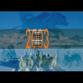 2003, Grnland, rsmappe, postpris 196,25 kr, KMPE prisreducering, fr 180,-kr