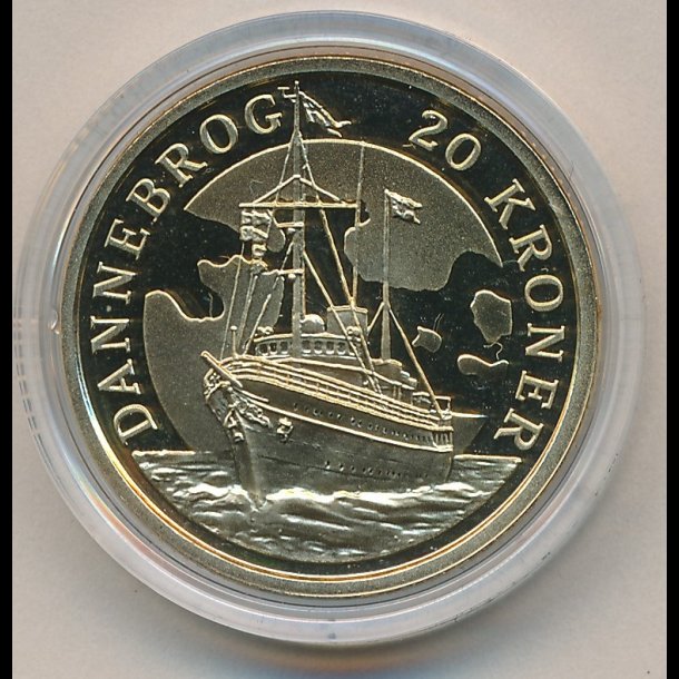 2008, 20 kroner, Dannebrog,