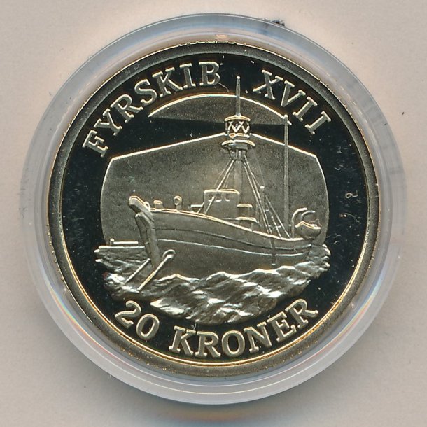 2009, 20 kroner, Fyrskib XVII, Gedser Rev,