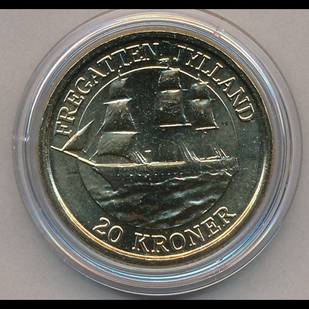 2007, 20 kroner, Fregatten Jylland,