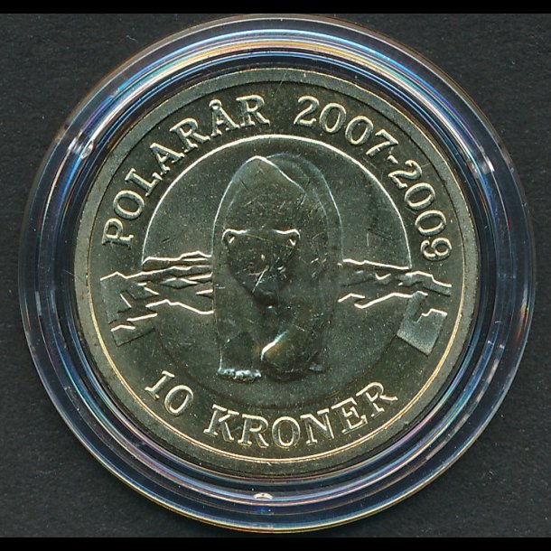 2007, 10 kroner, Isbjrn, Polar-serien, 0
