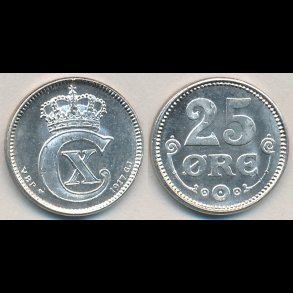 1917, 25 �re, s�lv, 0,