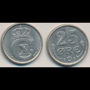 1921, 25 �re, kobbernikkel, 01,