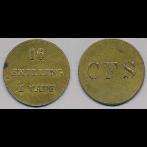 C.F. Siemsen, 16 Skilling i vare, 1++