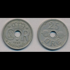 1932, 25 re, 1+/1