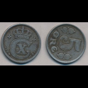 1919, 5 re, jern, 1+ bagsiden er drejet 90 grader,