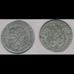 1716, Frederik IV, Rendsburg, 12 skilling, 1 (+), H62