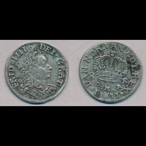 1711, Frederik IV, Gl�ckstadt, 8 skilling, H58