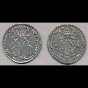 1743, Christian VI, 24 skilling, 1++