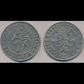 1659, Frederik III, 1 krone, 1+, H95A