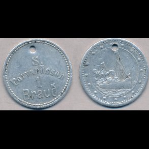 Br�dtegn, Island, S. Thorvardsson, 1 braud