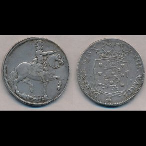 1675, Christian V, 2 krone, grsbund, 1+, H72, lbnr1