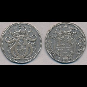 1691, Christian V, 1 marck, 1++, H95A, NEDSAT!