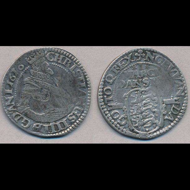 1616, Christian IV, 1 marck, H99C, 1+