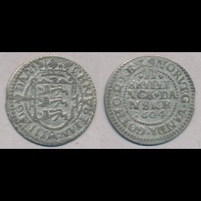 1604, Christian IV, II skilling, 1+ H79A