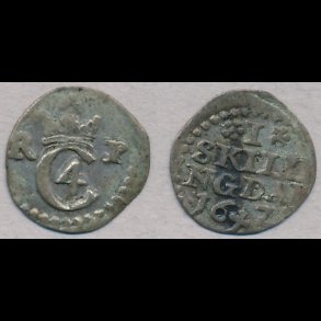 1620-22, Christian IV, I skilling, 1, H119C