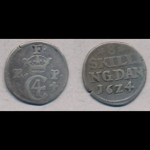 1624, Christian IV, 8 skilling, 1, H133
