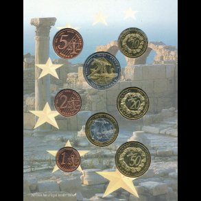 2004, Cypern Euro Collection, pr�ve m�nts�t,