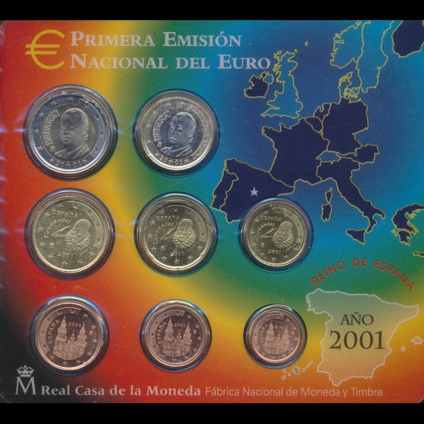 2001, Spanien, euro mntst