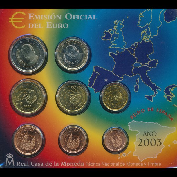 2003, Spanien, euro mntst