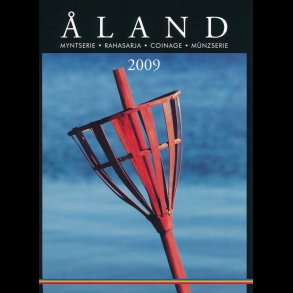 2009, Finland, land mntst bestende af 1, 2, 5, 10, 20 og 50 cent samt 1 og 2 euro