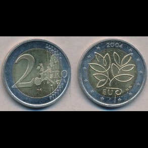 2004, Finland, 2 euro, 0