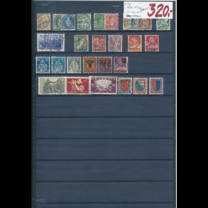 1882-1920, Schweiz planche, O, 