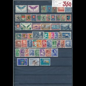 1924-36, Schweiz planche, O