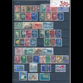1925-51, Schweiz planche, O