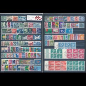 1946-60, Schweiz planche, O, mange till�g v�rdier