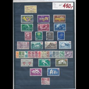 1949-50, Schweiz planche, O