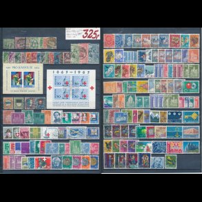 1867-1922, og 1962-69, Schweiz planche, O