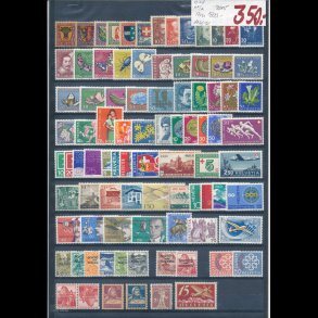 1925-61, Schweiz planche, O