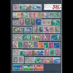 1949-53, Schweiz planche, O