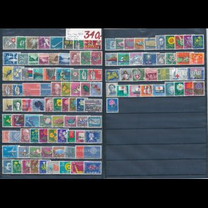 1951-63, Schweiz planche, O, mange med till�g v�rdi