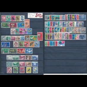 1953-77, Schweiz planche, O