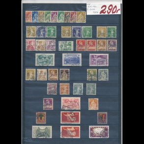 1907-19, Schweiz planche, O