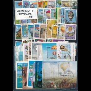 Motiv samling, zeppeliner og balloner