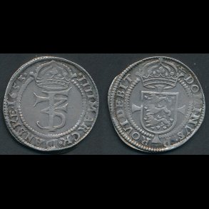 1653, Frederik III, 4 marck. 1+, S 54