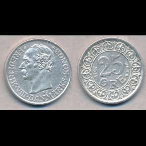 1911, 25 �re, s�lv, 1+ / 01,