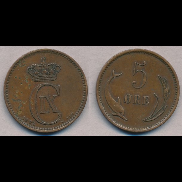 1902, 5 re, 1+,