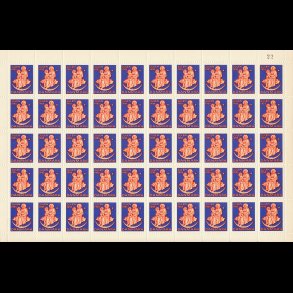 1935, Jomfru Maria med Jesus barnet, helark, ufoldet,