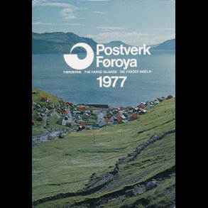 1977, Frerne, rsmappe, postpris  14,85 kr,