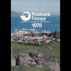 1978, Frerne, rsmappe, postpris 18,80 kr,