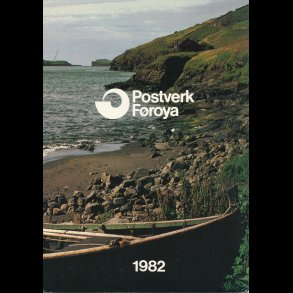 1982, Frerne, rsmappe, postpris 22,70 kr,