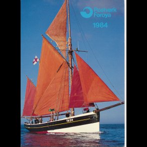 1984, Frerne, rsmappe, postpris 65,70 kr,