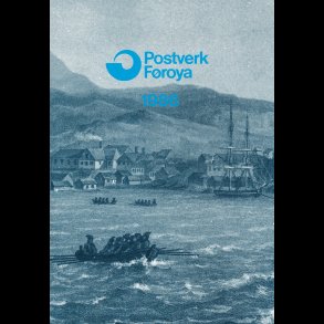 1986, Frerne, rsmappe, postpris 79,60 kr,